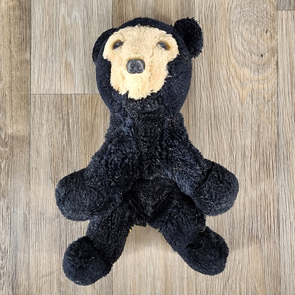Vintage‎ 1976 R Dakin Black Bear Plush Stuffed Animal 11" San Francisco